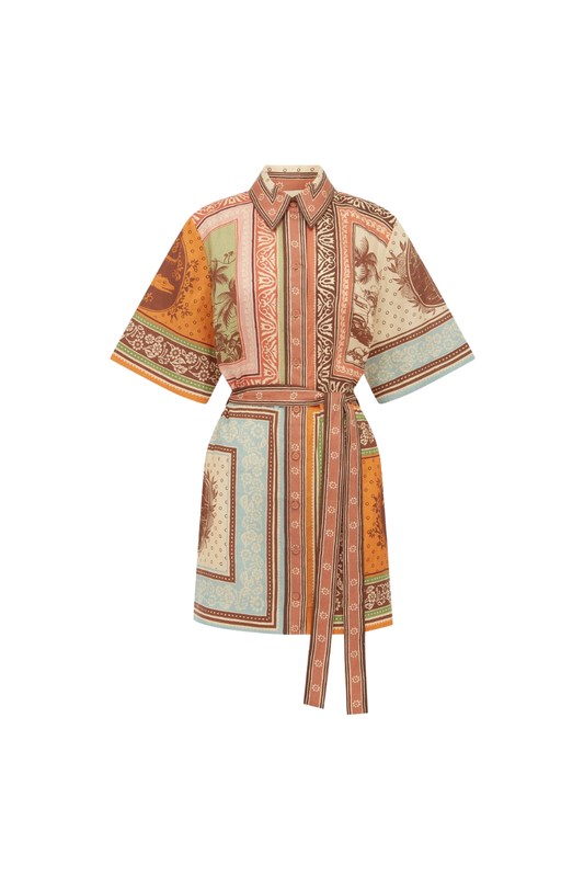 Alberta Mini Dress in Multi