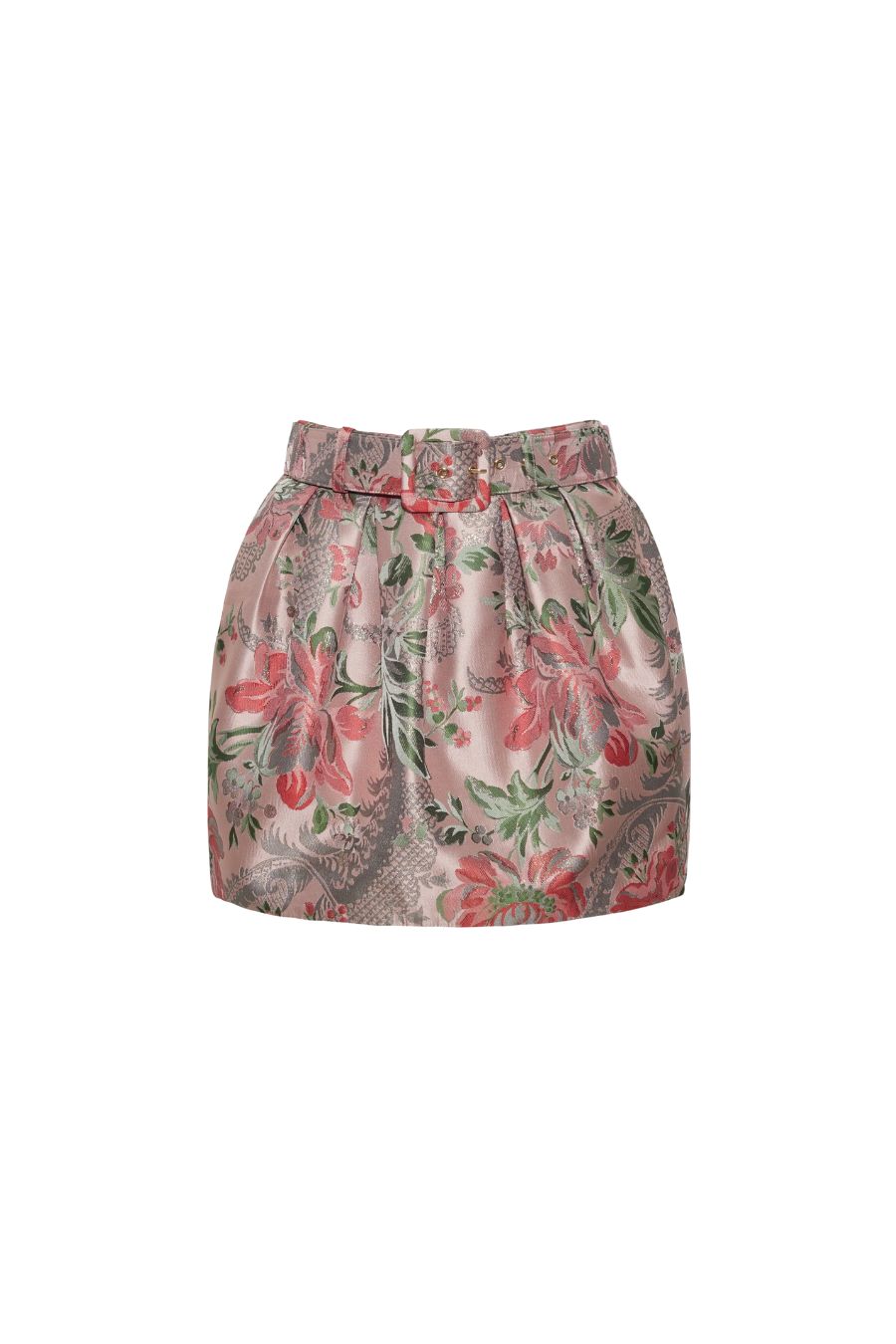 Taryn Skirt in Jacquard Pink Flower