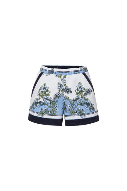 Tijana Short in Blue Jay Multi