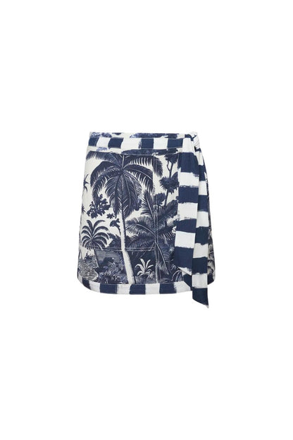 Bay Skirt in Bermuda Toile
