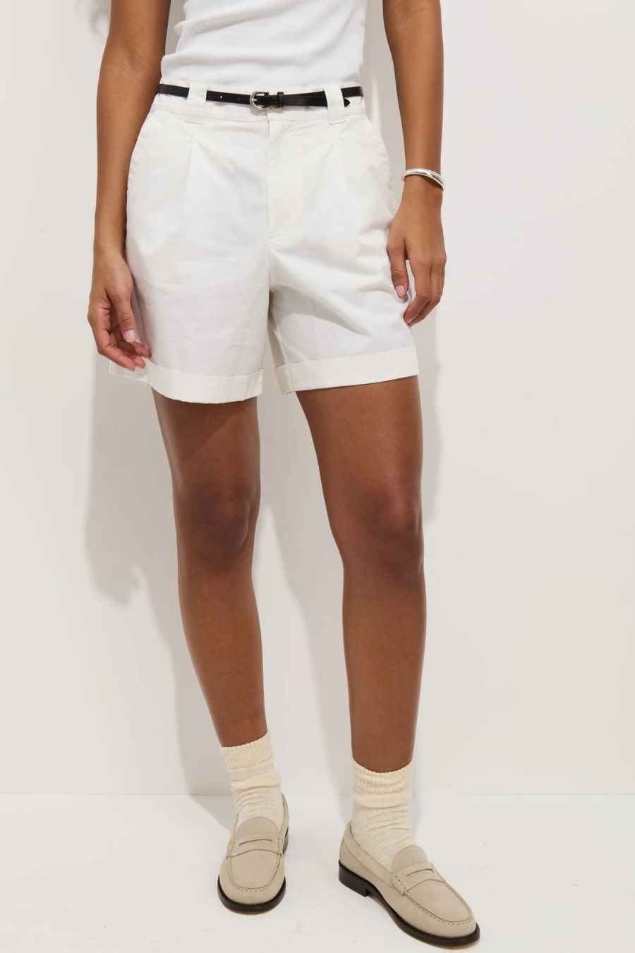 Lucie Short in White