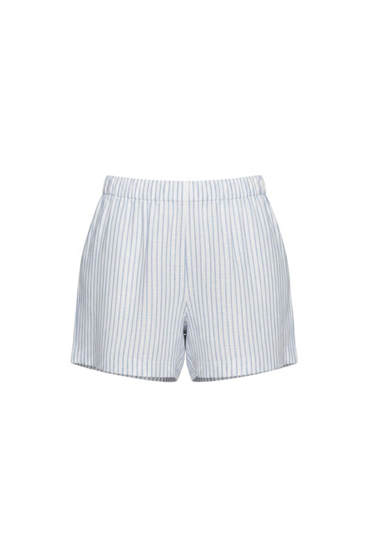 Casey Short in White/Classic Blue