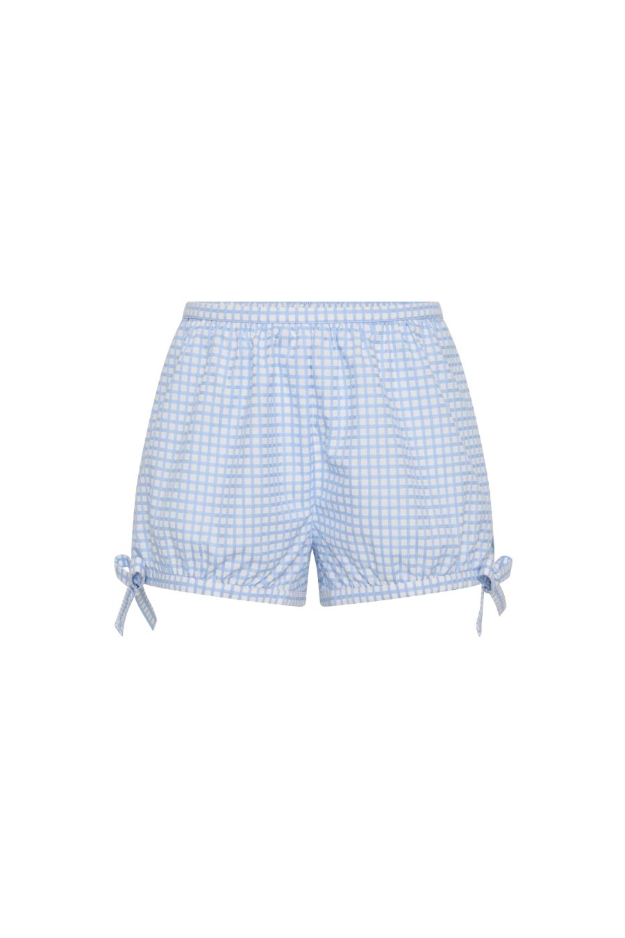Lila Short in Blue Gingham