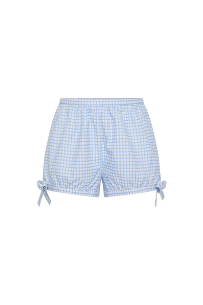 Lila Short in Blue Gingham