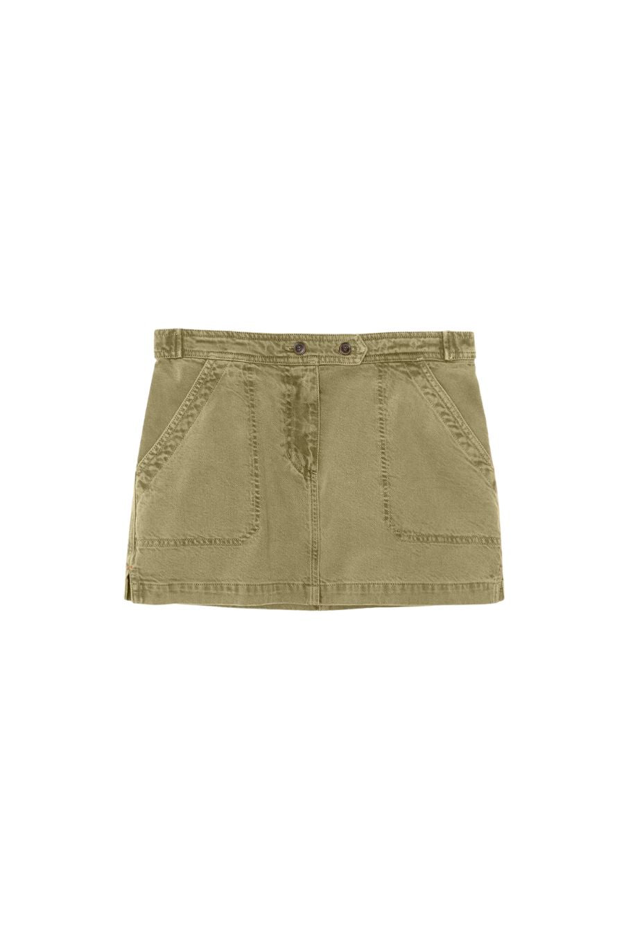 Lucia Skirt in Washed Army