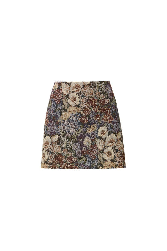 Ohemia Skirt in Dark Eggplant Multi