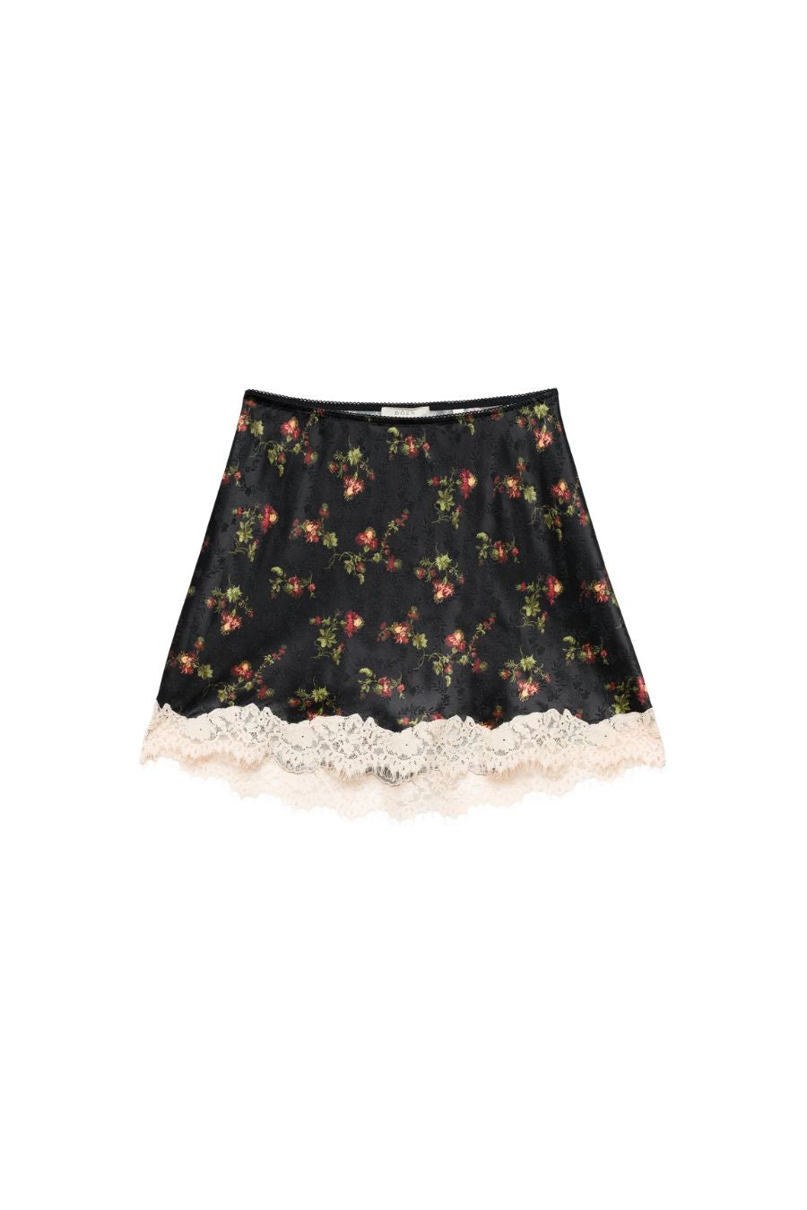 Giulietta Skirt in Noir Hillside Thistles