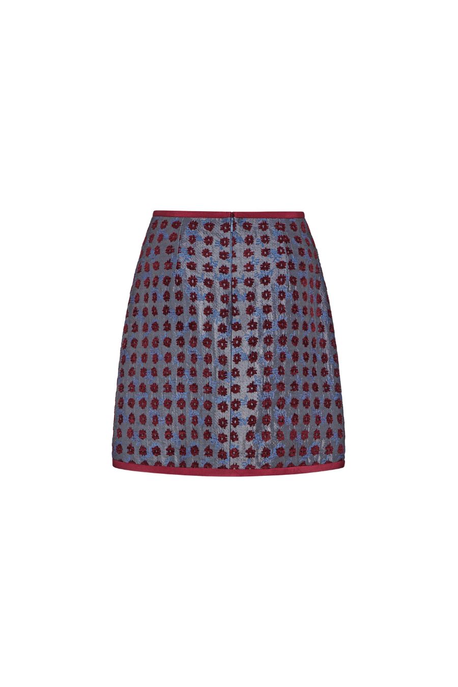 Linette Teal Tapestry Mini Skirt by Markarian