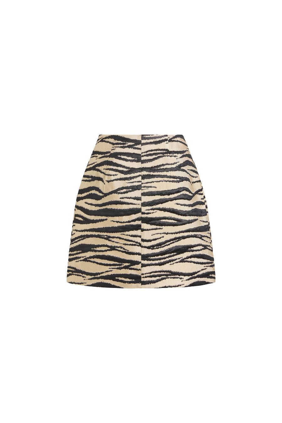 TS Noor Zebra-Striped Mini Skirt