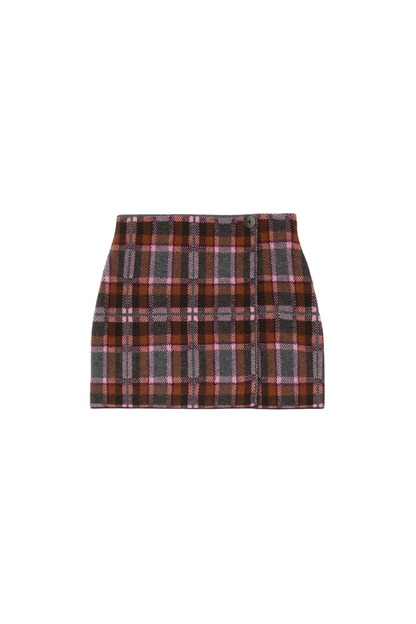 Tartan Mini Skirt in Sprinkle Combo