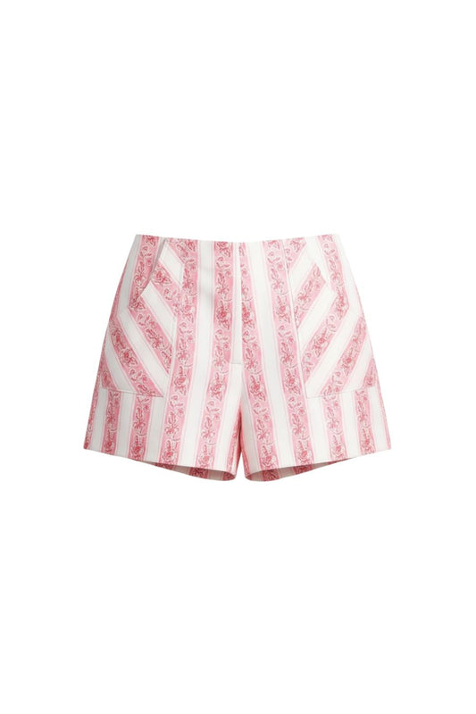 Romee Short in Peony Stripe