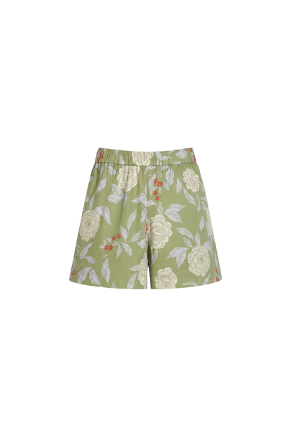 Fallon Short in Artichoke/Lilac Multi