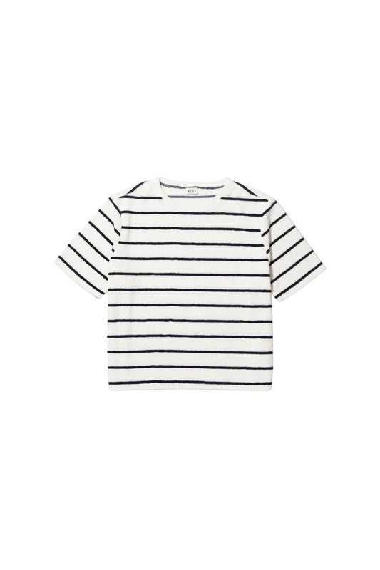 The Terry Hurley in Cream/Navy