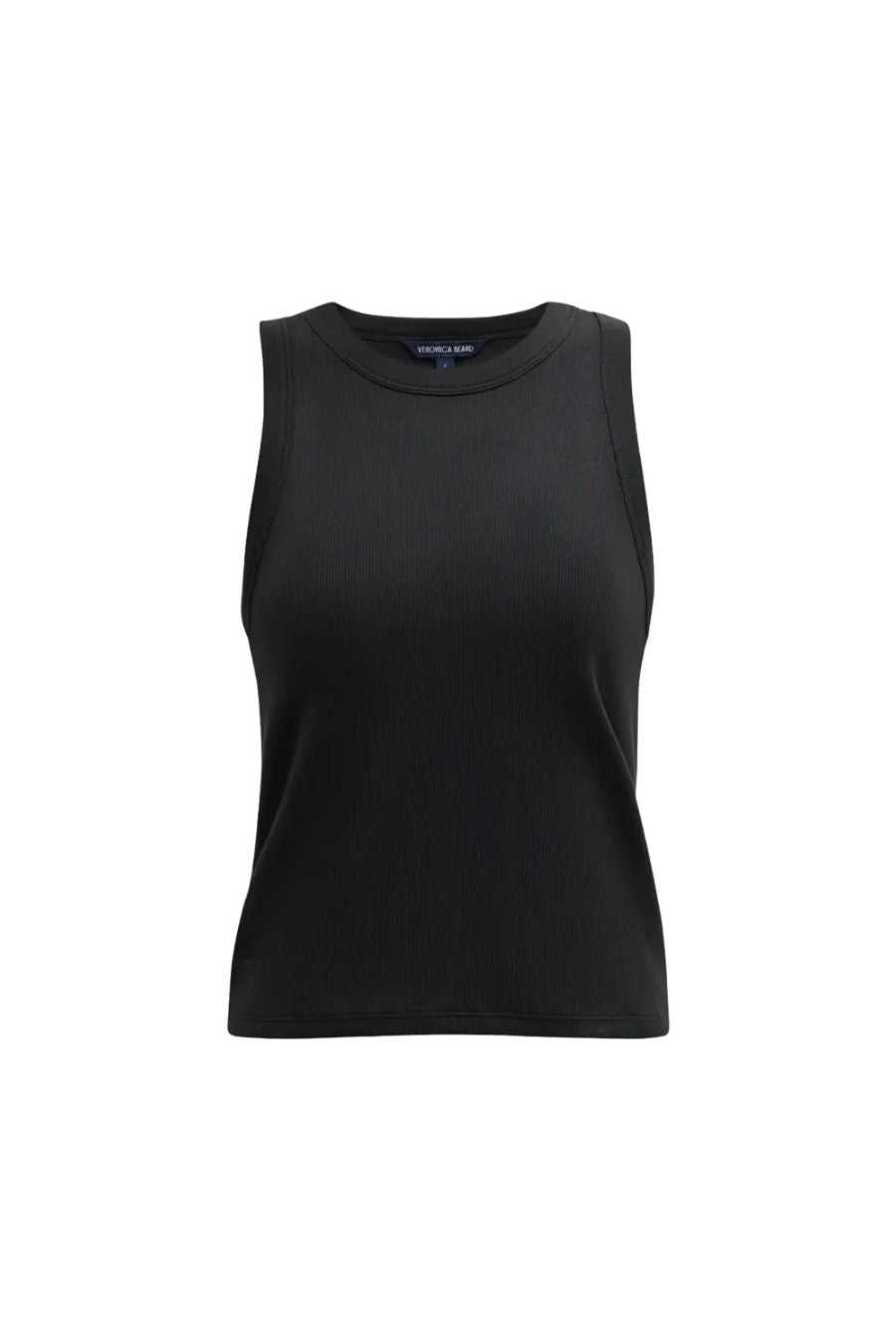 Jordyn Cropped Tank Top in Black