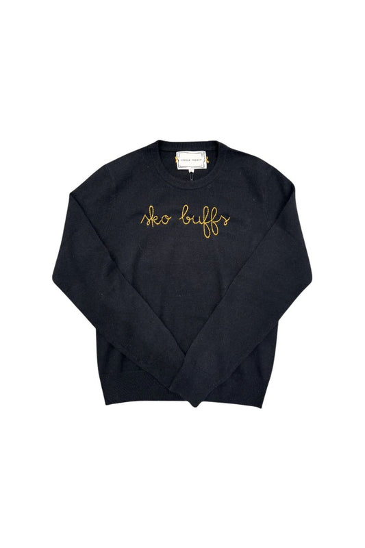 "Sko Buffs" Crewneck in Black/Gold