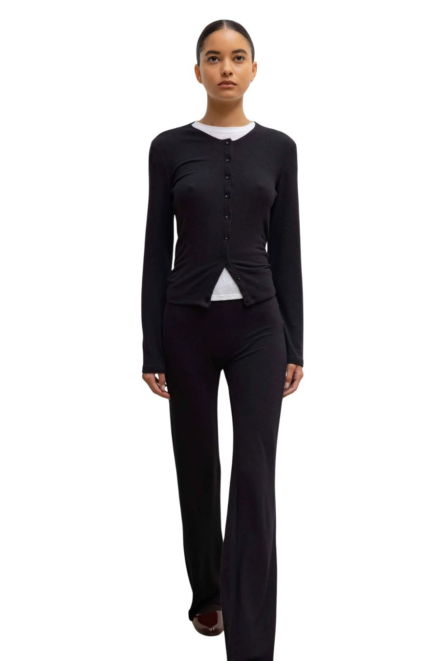Lauren Classic Cardigan in Black