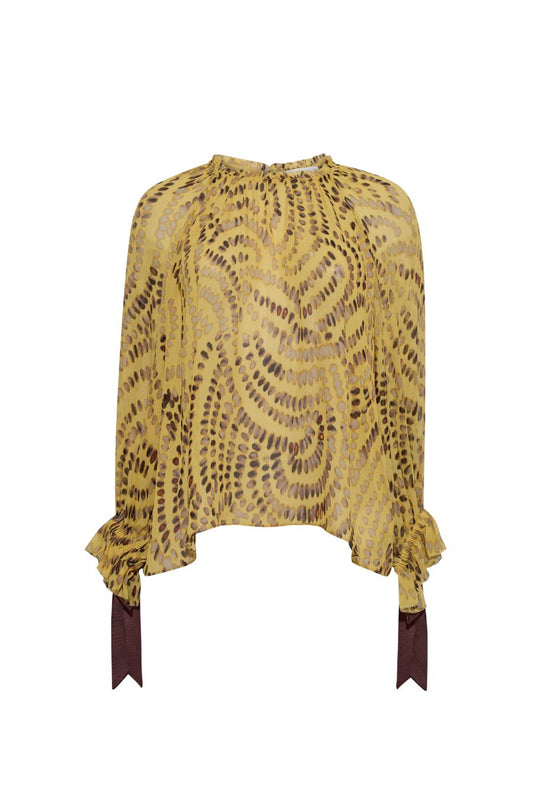 Cecile Top in Veneta Arc Yellow