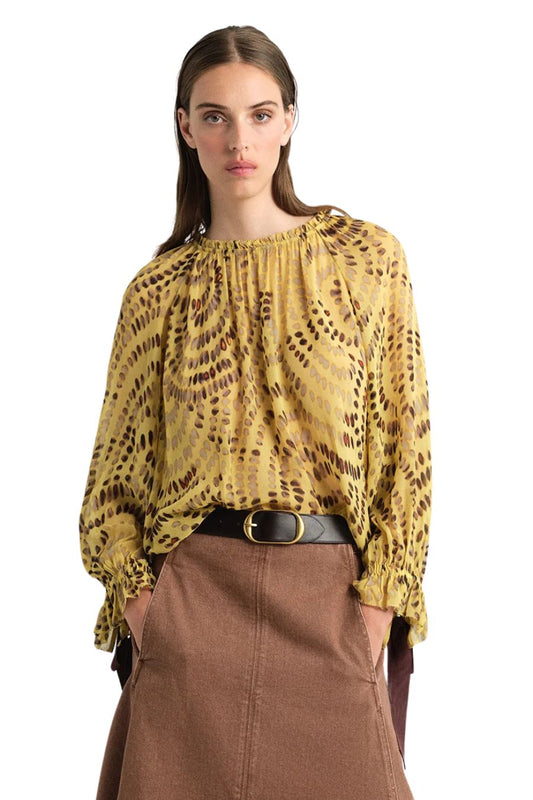 Cecile Top in Veneta Arc Yellow