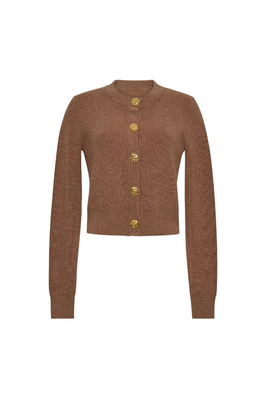 Ellery Cardigan in Camel Heather