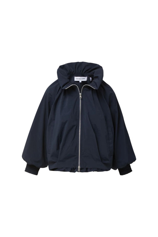 Veronica Beard Circe Bubble Jacket in Navy