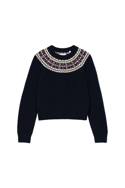 Boniface Cashmere Sweater in Navy