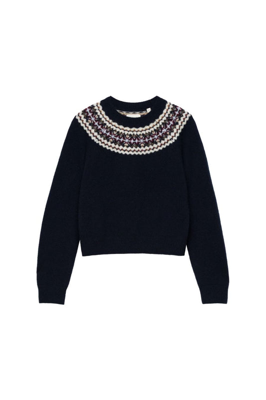 Boniface Cashmere Sweater in Navy