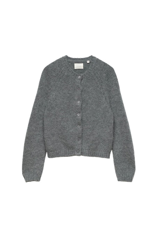 Darcy Cardigan in Charcoal Melange