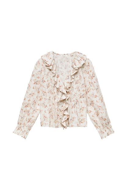 Hardy Top in Creme Windswept Meadow
