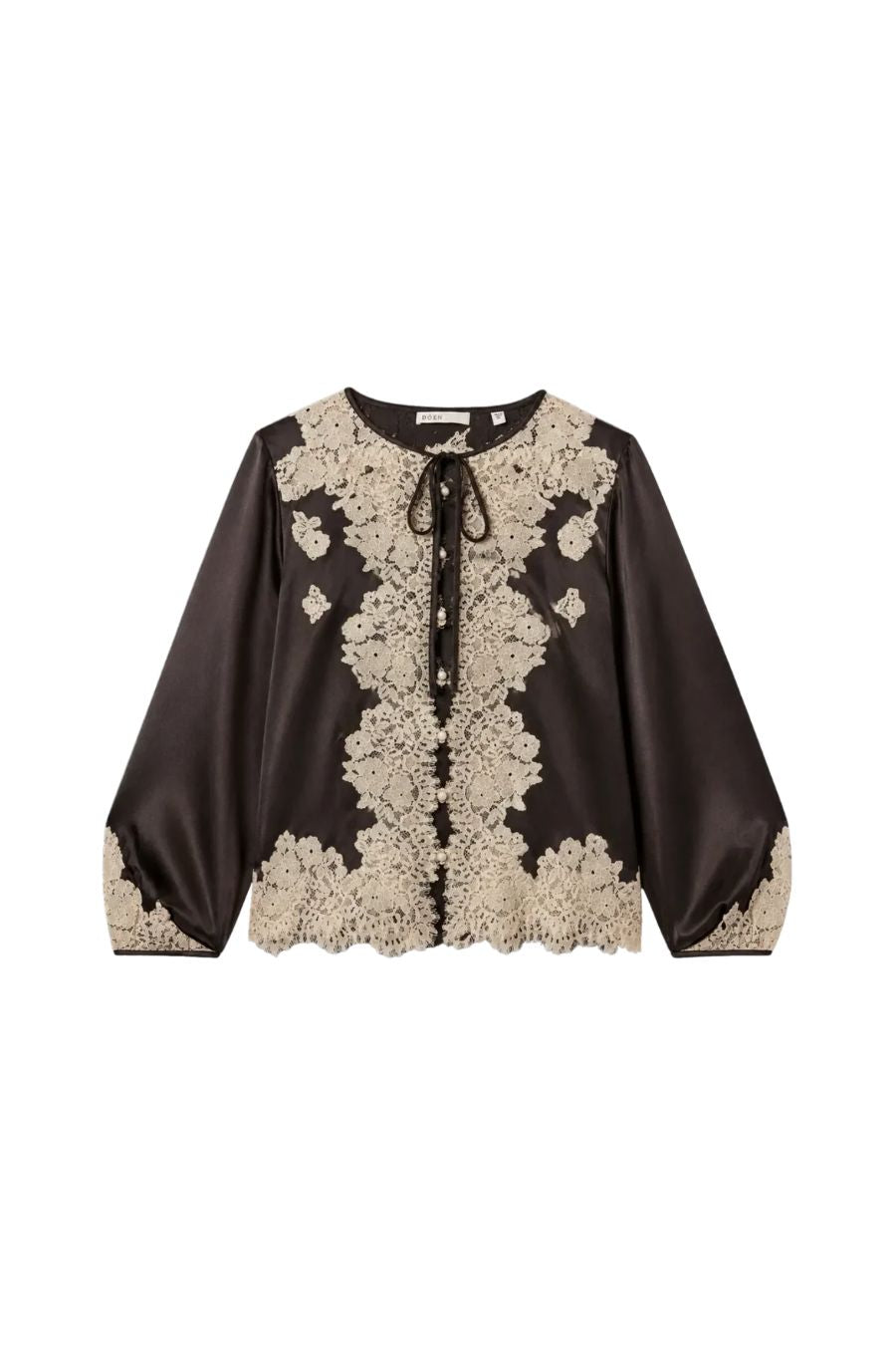 Lucine Top in Equestrian Brown