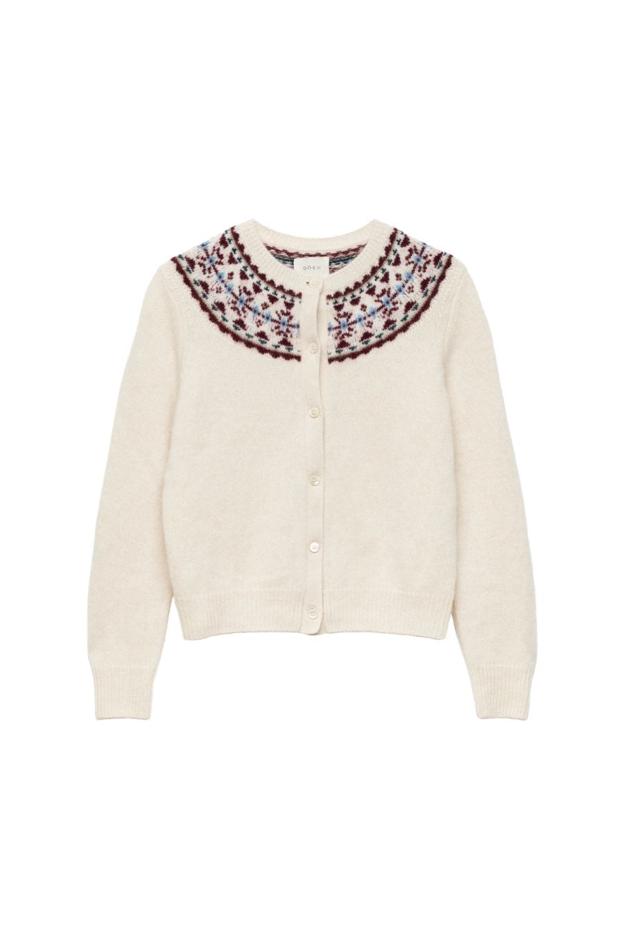 Olympe Cashmere Cardigan in Cottage