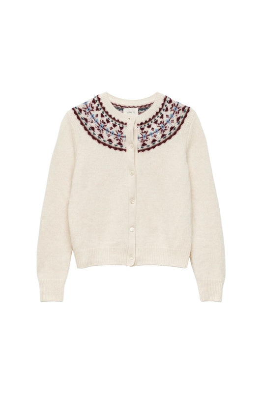 Olympe Cashmere Cardigan in Cottage