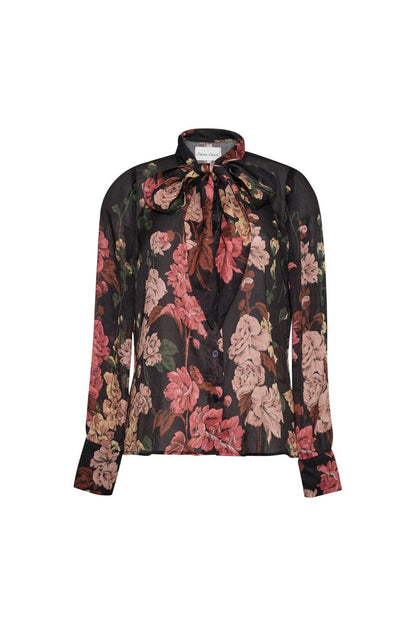 Chilli Blouse in Meadows Black