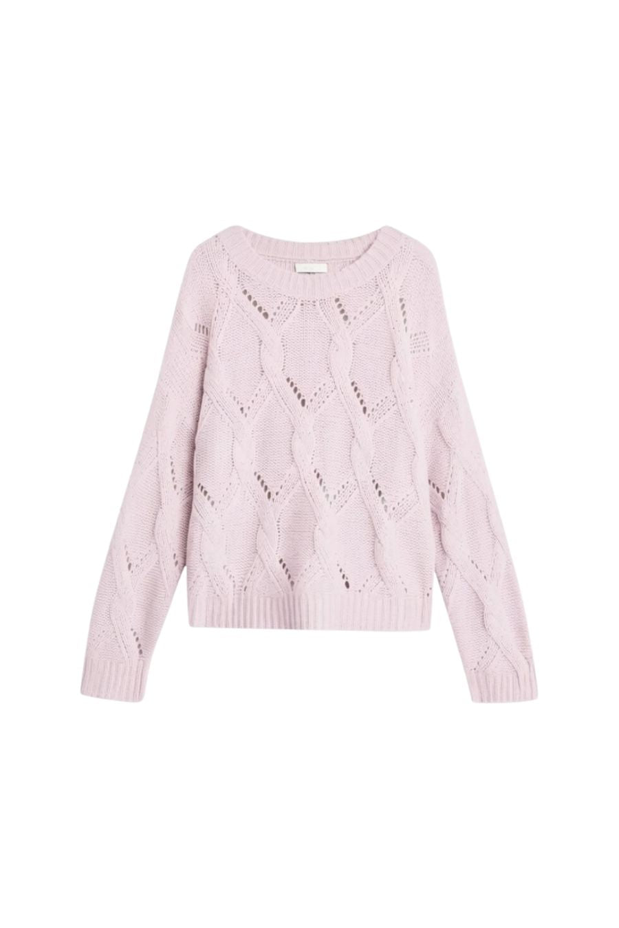 Gia Slouchy Crewneck Sweater in Lunar