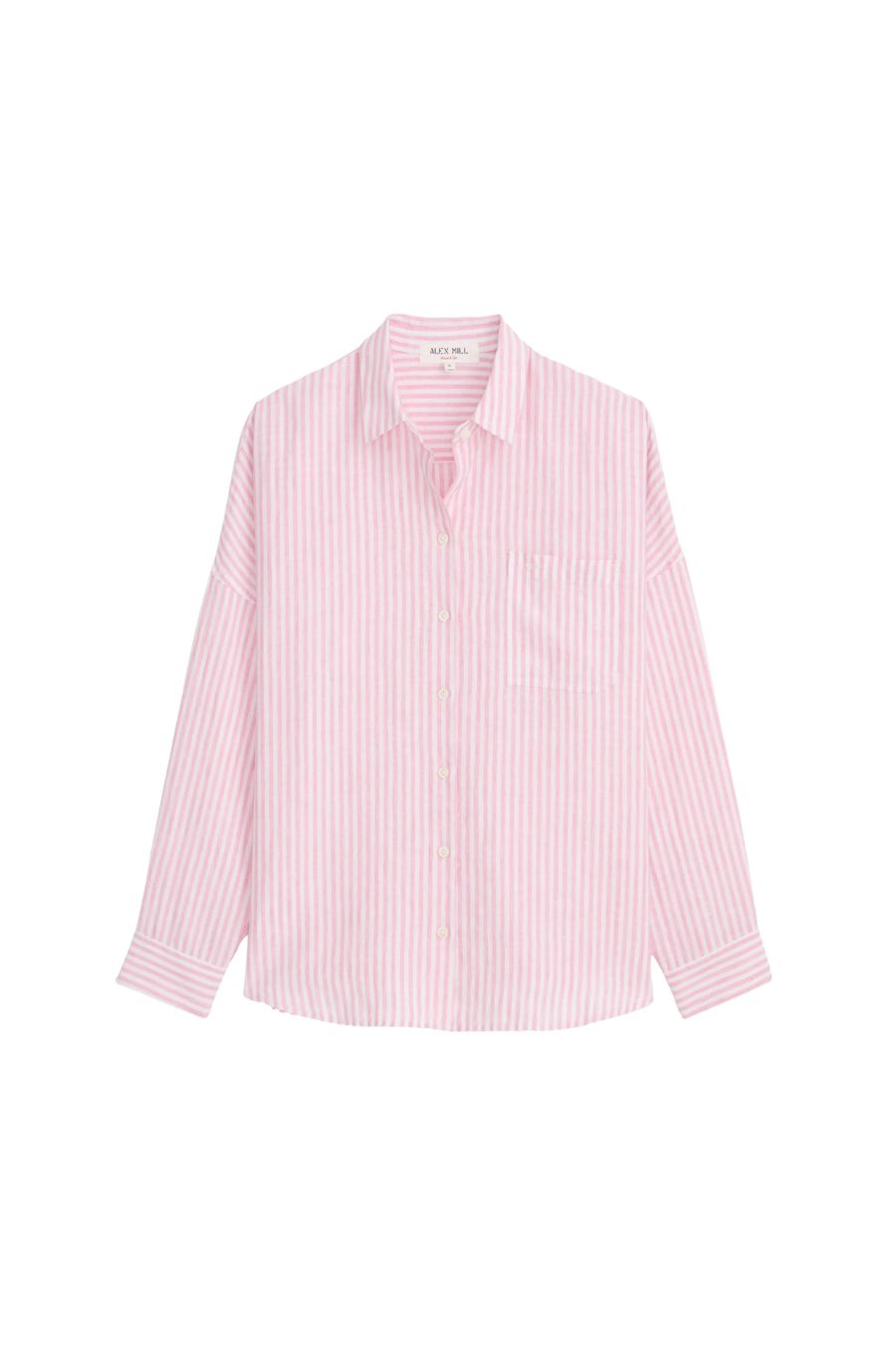 Jo Shirt Havana Stripe in Pink/Ivory