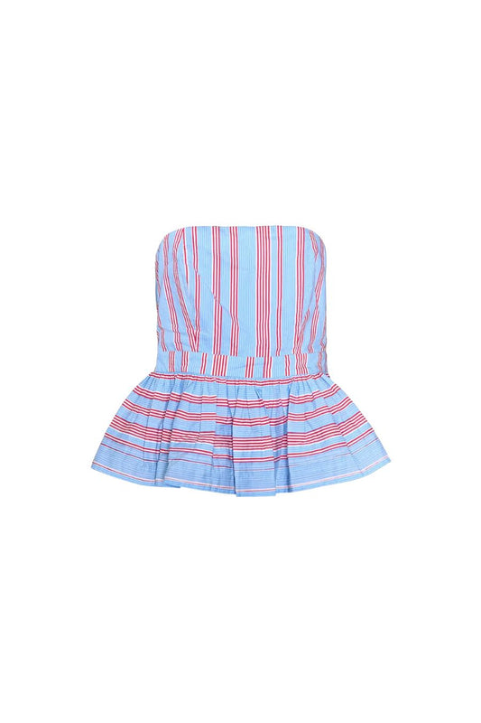 Vera Top in Seaside Stripe