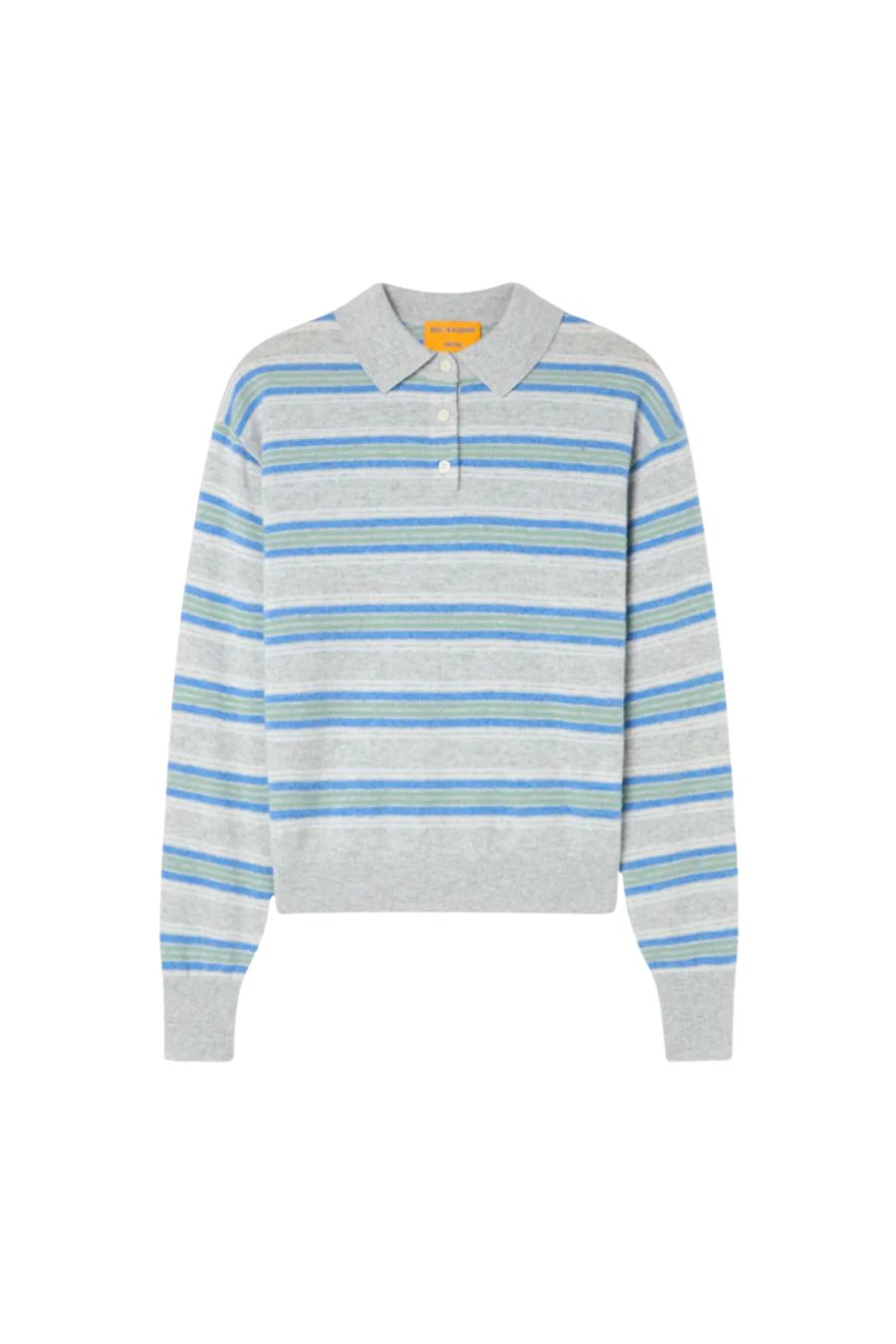 Collegiate Stripe Polo in Stone Combo