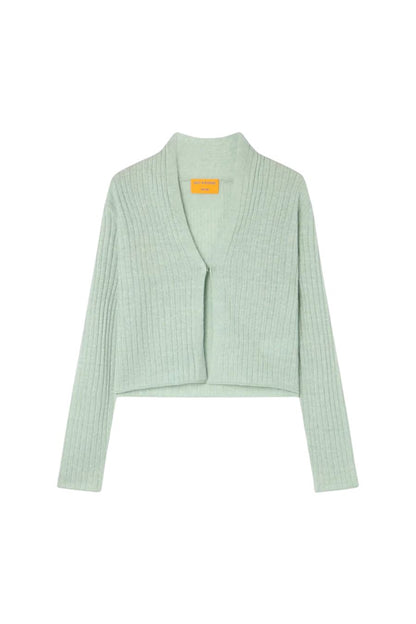 Rib Stealth Cardigan in Sage Brush