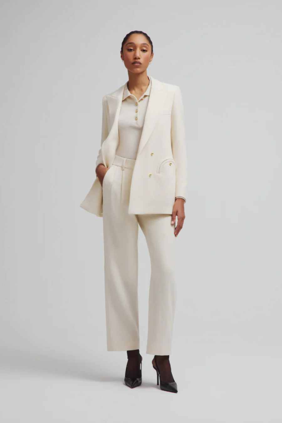 Resolute Everyday Blazer in Cream