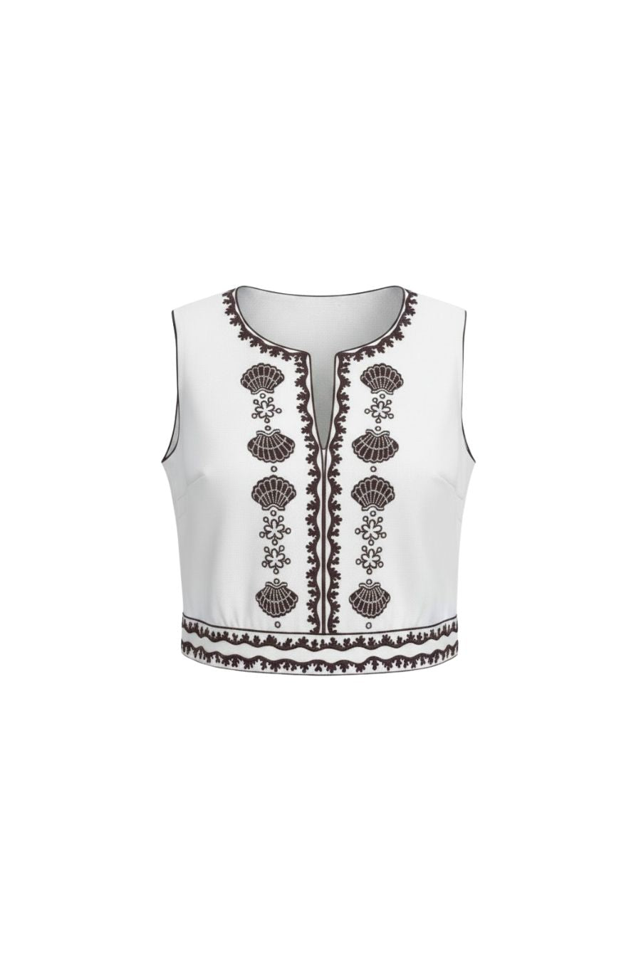 Delfina Top in Mocha