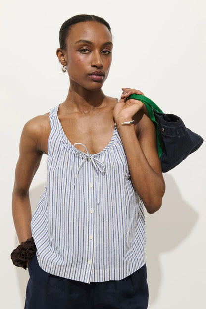 Sidney Stripe Top in Palermo Stripe
