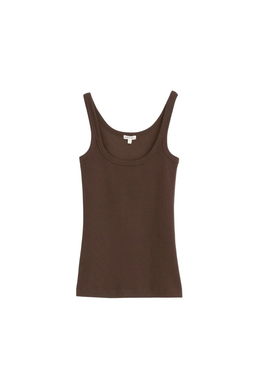 365 Ribbed Tank in Roasted Bean