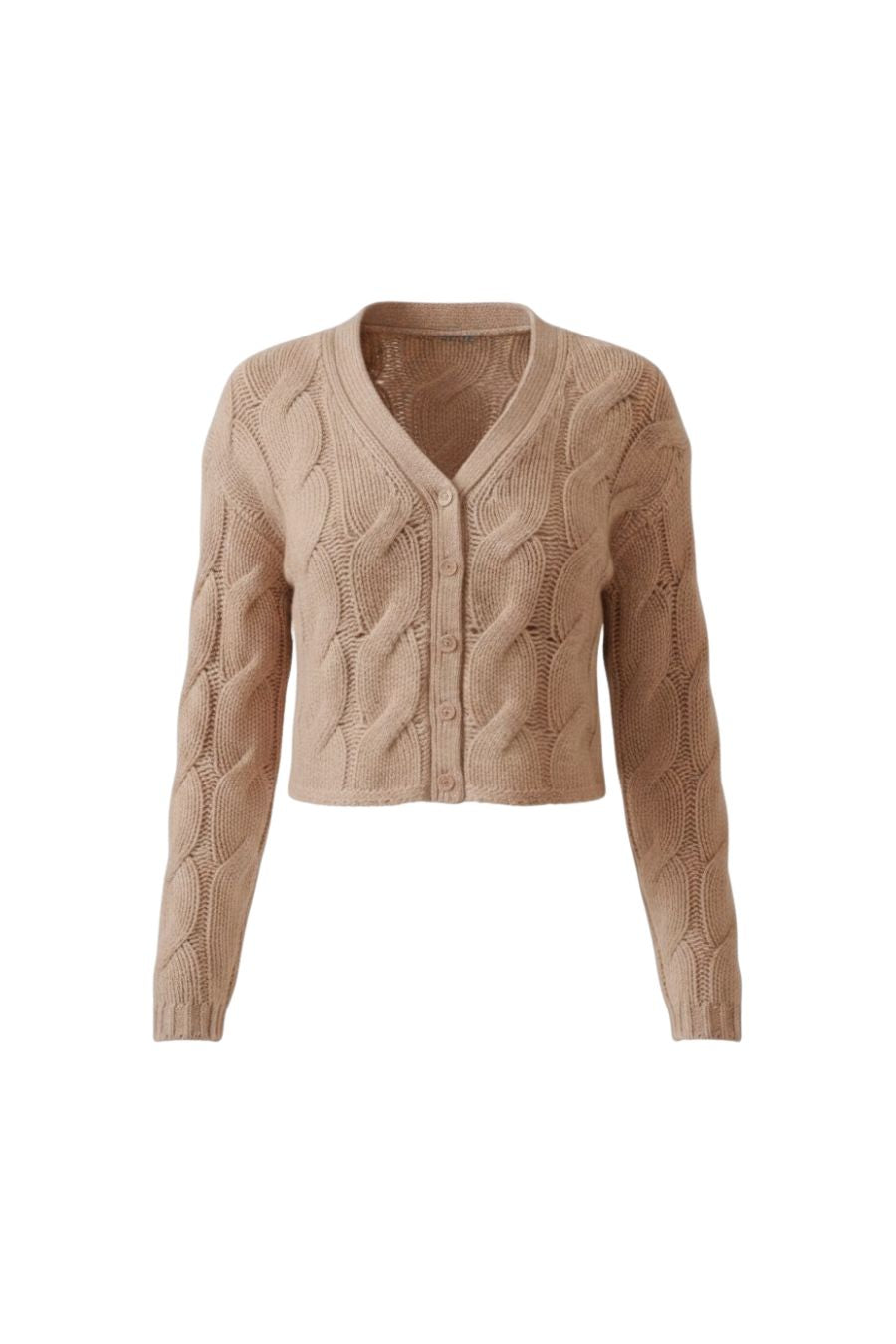 Jolie Cashmere Cardigan in Dune