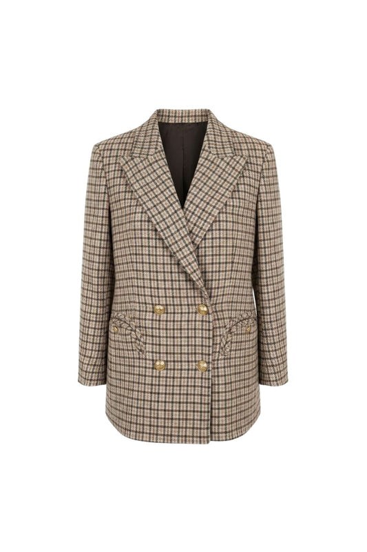 Agape Everyday Blazer in Grey Mix