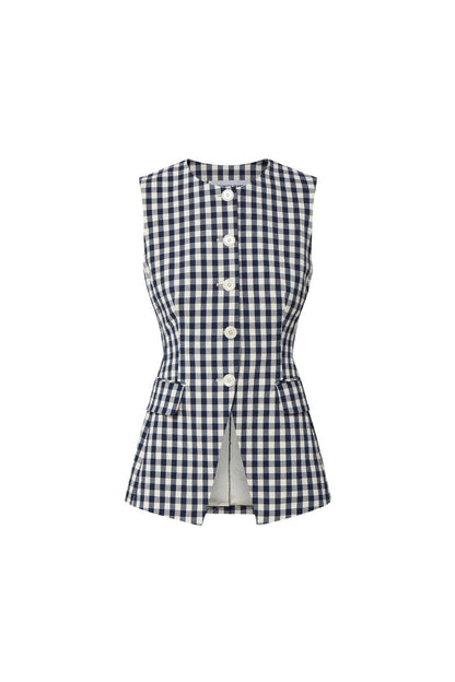 Lois Vest Navy/Dove
