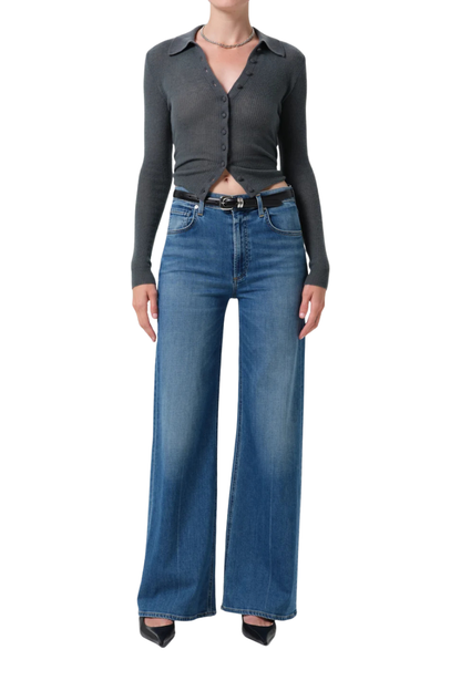 Lyra Long Wide Leg in Candle Light
