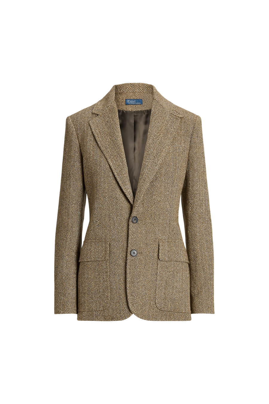 Single-Breasted Herringbone Blazer