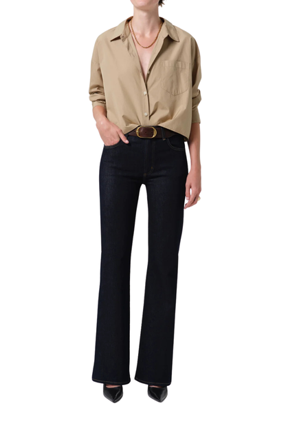 Lilah High Rise Bootcut 32.5" In Inky Rinse