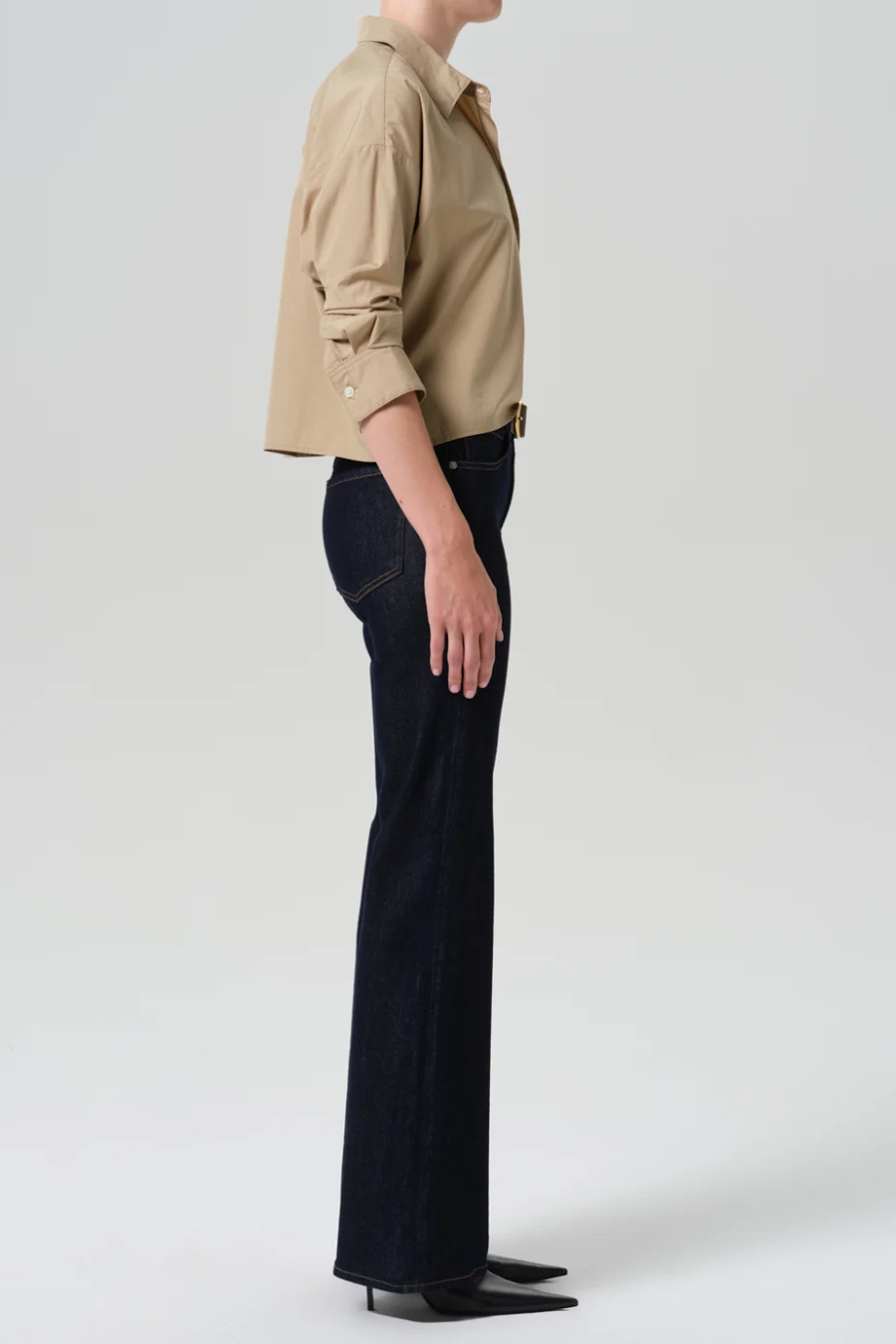 Lilah High Rise Bootcut 32.5" In Inky Rinse