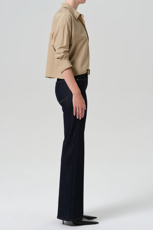 Lilah High Rise Bootcut 32.5" In Inky Rinse