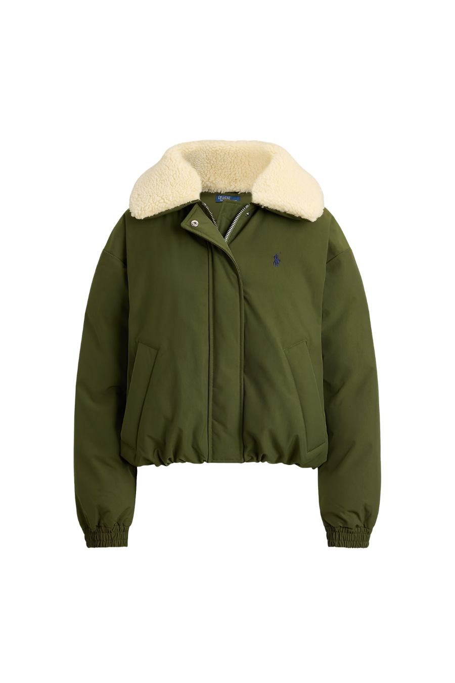 High-Pile-Collar Down Puffer Jacket